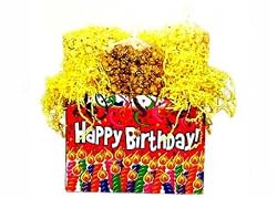 Happy Birthday Gift Basket - Gourmet Popcorn Creation by America's Favorite Gourmet Popcorn Company - Cornzapoppin