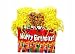 Happy Birthday Gift Basket - Gourmet Popcorn Creation by America's Favorite Gourmet Popcorn Company - Cornzapoppin