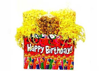 Happy Birthday Gift Basket - Gourmet Popcorn Creation by America's Favorite Gourmet... by Caramels
