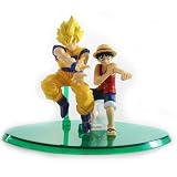 Dragonball Z X One Piece Trading Figures - Part 2 - Goku & Monkey (2.75-3.25" Figures)