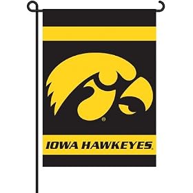 NCAA Iowa Hawkeyes 2-Sided Garden Flag