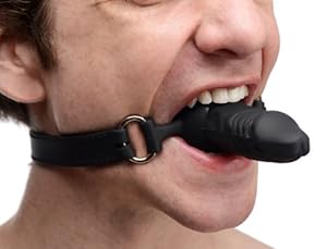 Master Series Black Suppressor Silicone Face Banger Gag ...