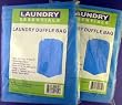 Laundry Duffle Bag, Turquoise Color 12.5" X 12.5" X 28.5" TWO BAGS