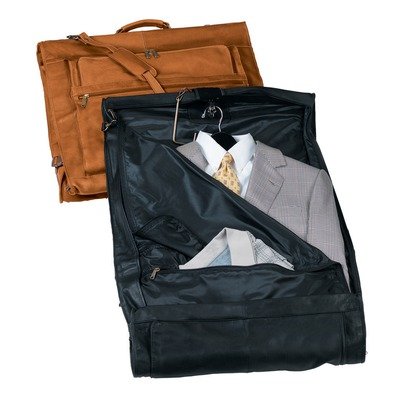 Carry-On All Leather Suiter Color: Tan