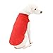 Gooby - Stretch Fleece Vest, Pullover Fleece Vest Jacket Sweater for Dogs, Red, Large