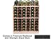 Wine Cellar Innovations Designer Series Collection Premium Redwood with Midnight Black Stain Half Height with Display 42x27x13-in.
