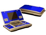Original Nintendo DS Skin - NEW - BLUE CHROME MIRROR system skins faceplate decal mod
