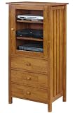 Mission Media Cabinet 3-drawers Light Cherry