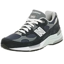 New Balance Men's M992 Running Shoe,Navy/Grey,10.5 EE