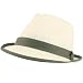 Linen Light Summer Fedora Trilby Hat Ivory Gray L/XL