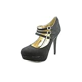 UPC 636202000137 product image for Material Girl Kristen Womens Size 9.5 Black Mary Janes Shoes | upcitemdb.com