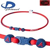 Phiten Titanium X30 Atlanta Braves MLB 22 Necklace