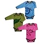 Positively Organic - Earthline LS Printed Baby Onesie