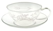 セレック ガラスカップ&ソーサ (ラベンダー) GCS-10