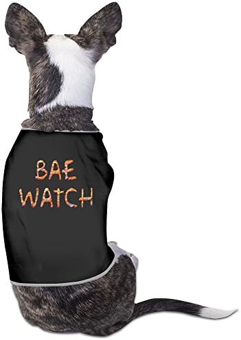 Funny BAE WATCH Pet Clothes For Puppy L Black