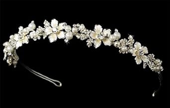Rhinestone Silver Wedding Tiara Bridal Headband 215 Rhinestone Silver Wedding Tiara Bridal Headband 215