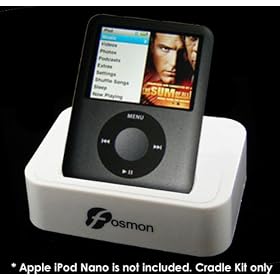 Click here to buy USB Charger Dock Cradle for Apple iPod Nano 3G (3rd Generation) by Fosmon Technology.
