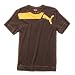 Puma T-Shirt Männer, braun/gelb
