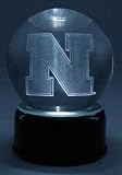 NEBRASKA U CORNHUSKERS ETCHED GLOBE