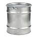 SKOLNIK Stainless Steel Drum, 10 gallons, Bolt Ring, 0.9mm Body Gauge (Pack of 1)
