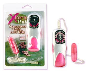 Xtreme Pack Slimline 5-Speed 7-Function Vibrating Bullet Massager
