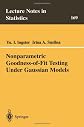 Nonparametric Goodness-of-Fit Testing Under Gaussian Models