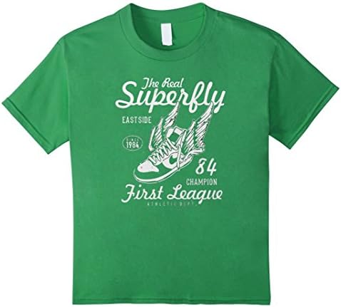 Kids The Real Superfly - Premium Kicks Vintage Sneaker Shirt 4 Grass