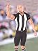 Mens Atheletic Referee Costume Soccer Sport Shirt Pants Socks 3 Piece L/XL