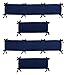 Navy Blue and Lime Green Stripe Collection Crib Bumper by Sweet Jojo Designs
