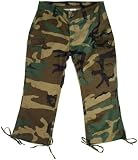 Womens Woodland Camouflage Capri Pants