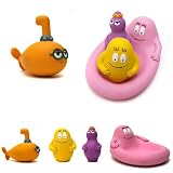 Plastoy - 80501 -  Jouet De Bain- Barbapapa Barque, Barbotine Sous Marin , Barbabelle Et Barbidou