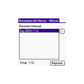 Resumen de Horas downloadable Software