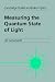 Book Measuring the Quantum State of Light (Cambridge Studies in Modern Optics)
