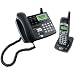 Electronics : AT&T E5908 5.8 GHz Corded and Cordless Phone System with Answering System, Dial-In-Base, and Speakerphone