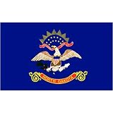North Dakota Flag 3x5ft Nylon