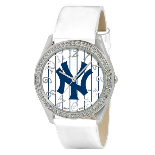 Game Time Women's MLB-GLI-NY3 Glitz Classic Analog New York Yankees Watch