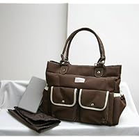 Diaper Tote Bag Brown/Beige