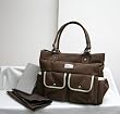 Diaper Tote Bag Brown/Beige Diaper Tote Bag Brown/Beige