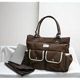 Diaper Tote Bag Brown Beige by Nicolas
