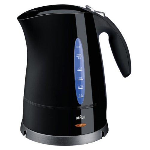 Braun AquaExpress WK 300 Wasserkocher schwarz/silber