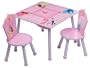 Disney Princess Square Table & Chairs Set With Storage