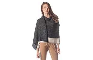 Conte of Cashmere Chal Lurex (Negro)