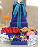 Celebration Gift Tower, Happy Birthday Ribbon