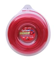 Cyclone .105-Inch-by-230-Foot Spool Commercial Grade 6-Blade 1-Pound Grass Trimmer Line, Red #CY105D1-12