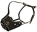 Real Leather Cage Basket Secure Dog Muzzle - Rottweiler, (Circumference 14.7