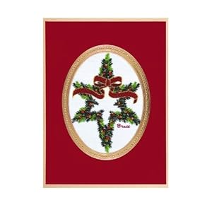 Star Wreath Brett Christmas Card -