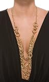 Forplay Golden Multi Chain Necklace by Forplay