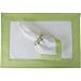 Fresh Summery Green White Hemstitched Placemats and Napkins