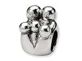 Reflections(tm) Sterling Silver Family of 5 Bead / Charm