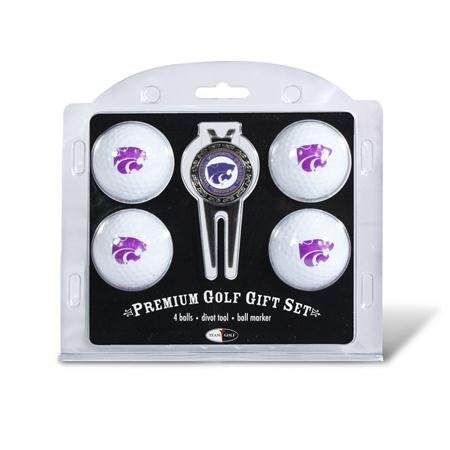 Kansas State Wildcats Ksu Ncaa 4 Team Logo Golf Ball Divot Tool Set